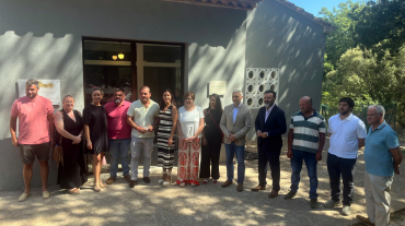 Presidenta Mancomunitat Alt Maestrat y autoridades