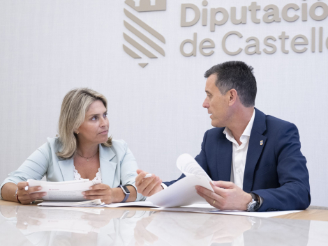 Presidenta Marta Barrachina y diputado Alejandro Clausell